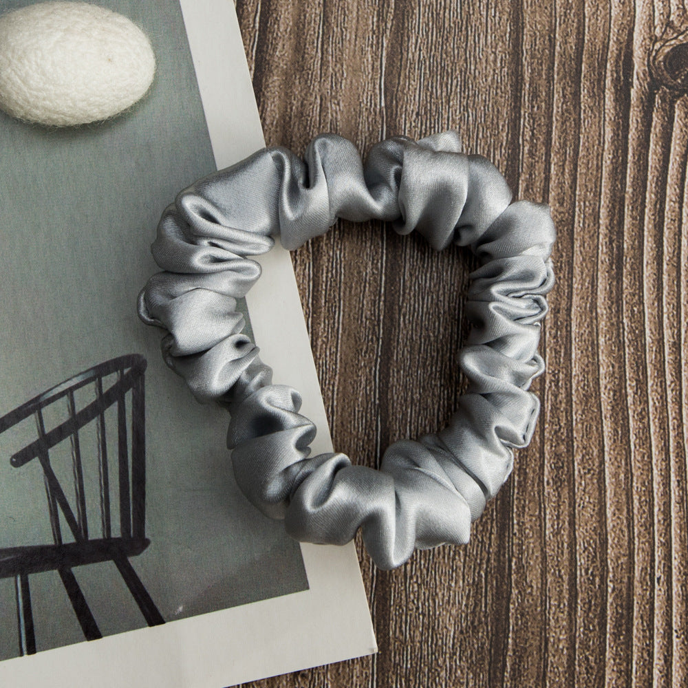 Silk Rubber Band Elastic Hair Accessories Bundle Colon Ring