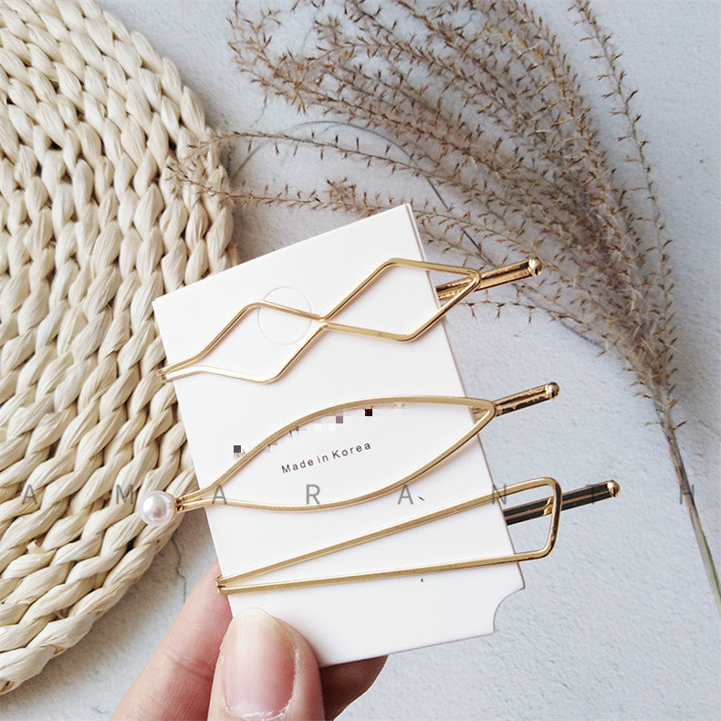 Braided Pearl Hair Clip