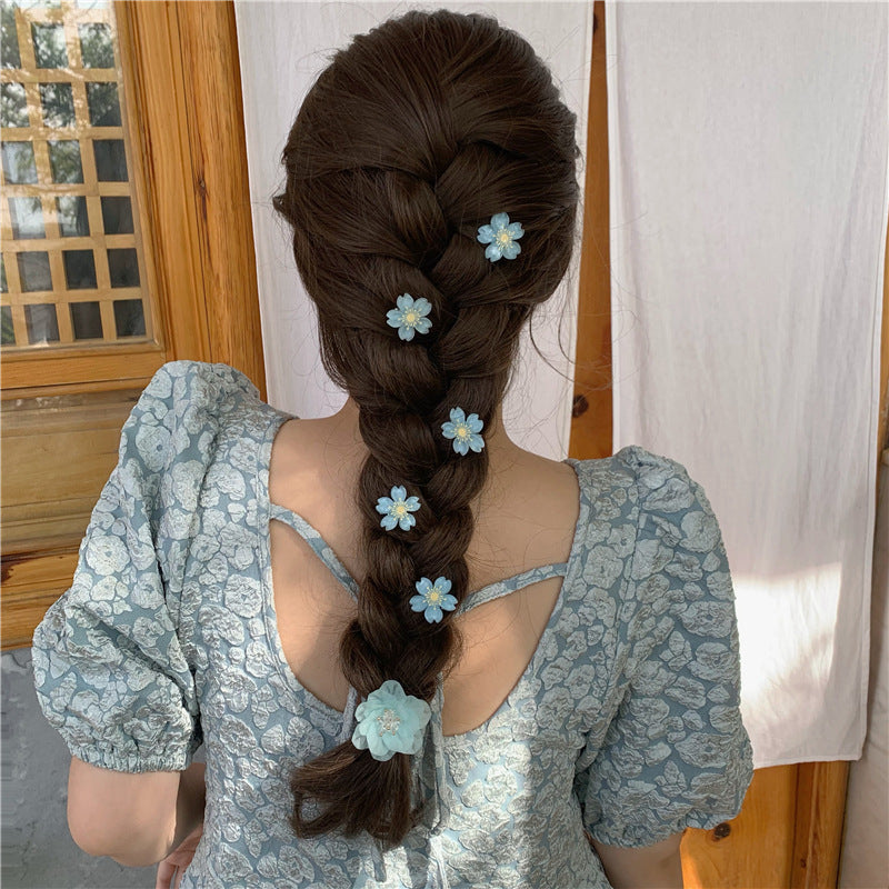 Flower Edge Clip Cute Sweet Cherry Blossom Side Hair Accessories