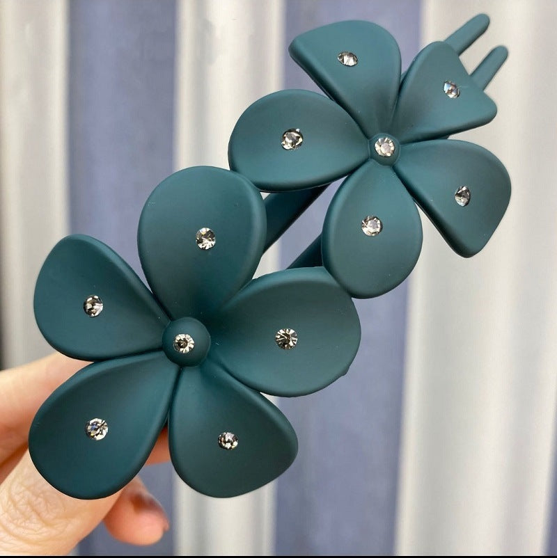 Best Women's Temperament Fashion Rhinestone Back Of The Head Hair Clip