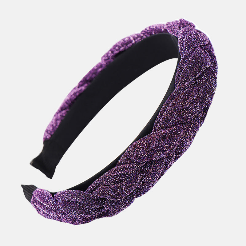 European and American New Bright Silk Headband