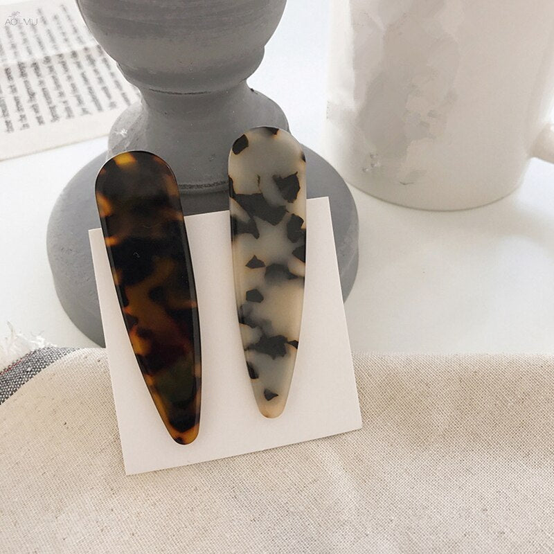 Leopard Duckbill Hair Clip