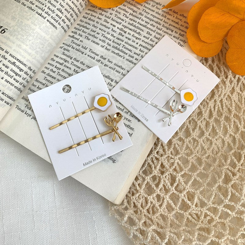 Japanese side clip bangs clip hair ornament