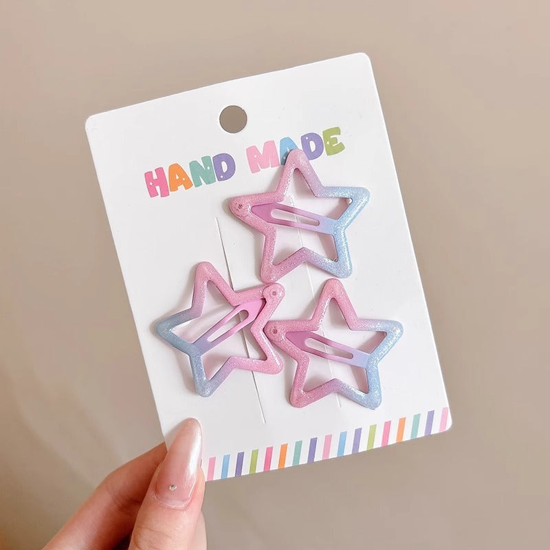 Sweet Barrettes Forehead Little Headdress Broken Hair BB Clip