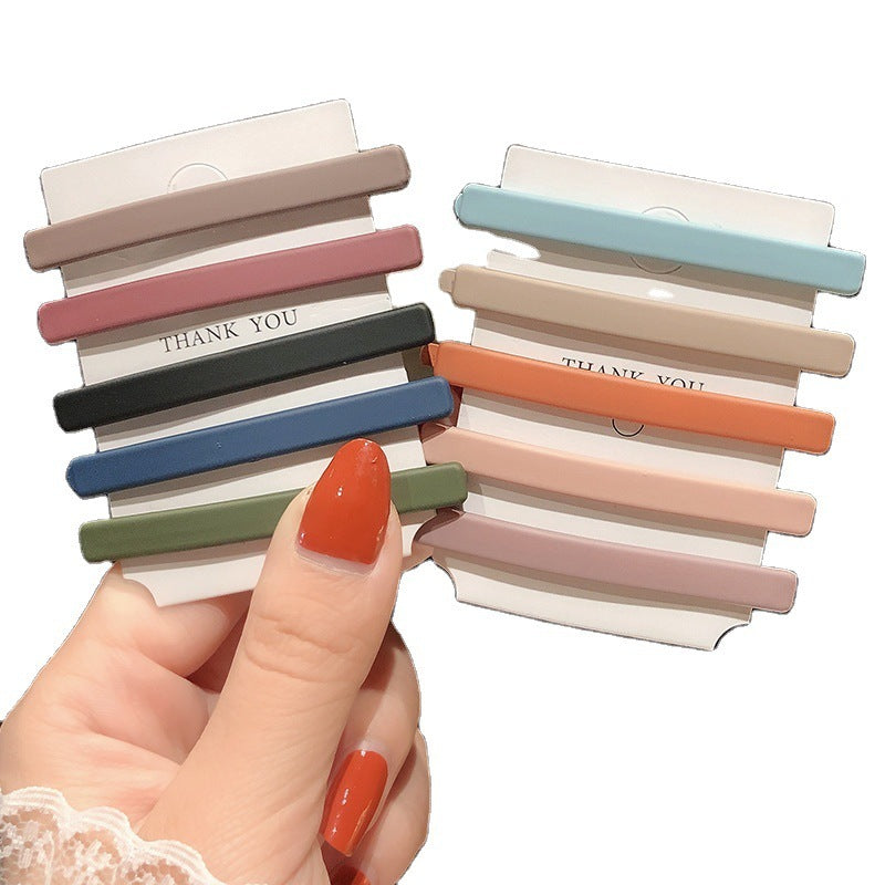 One word clip color hair clip