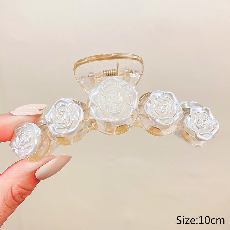 Women's Transparent Cute Sweet Cream Gum Hair Clip