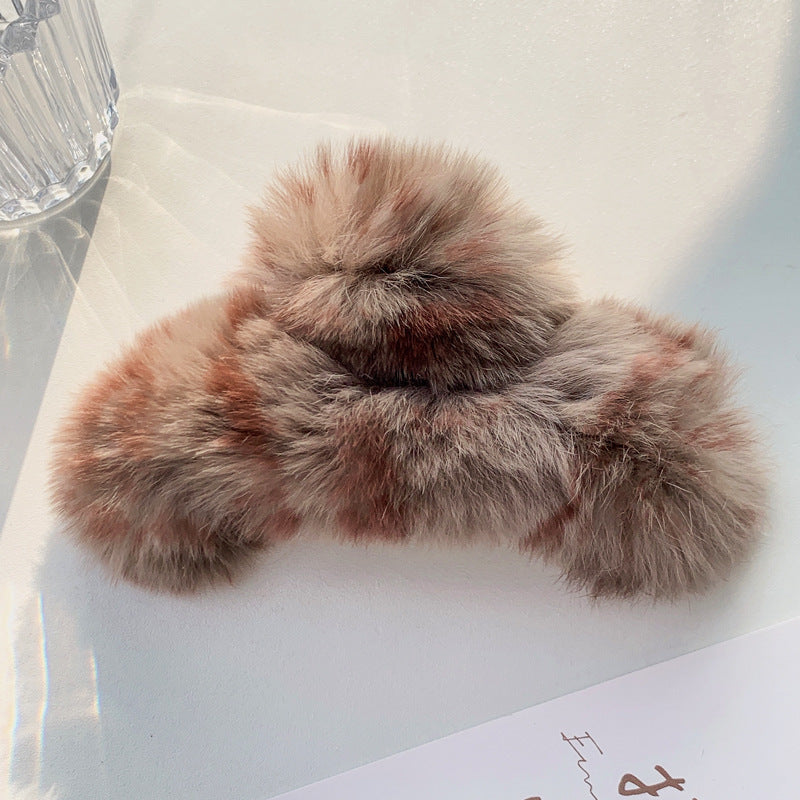 Best Korea Real Otter Hair Hair Clip Female