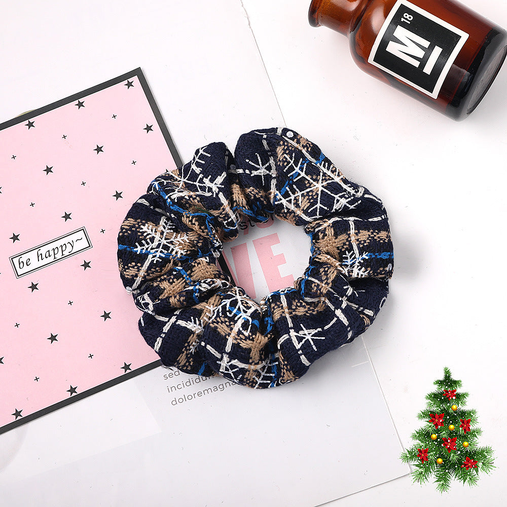 Christmas Large Intestine Ring High Sense Hair Ring Headdress