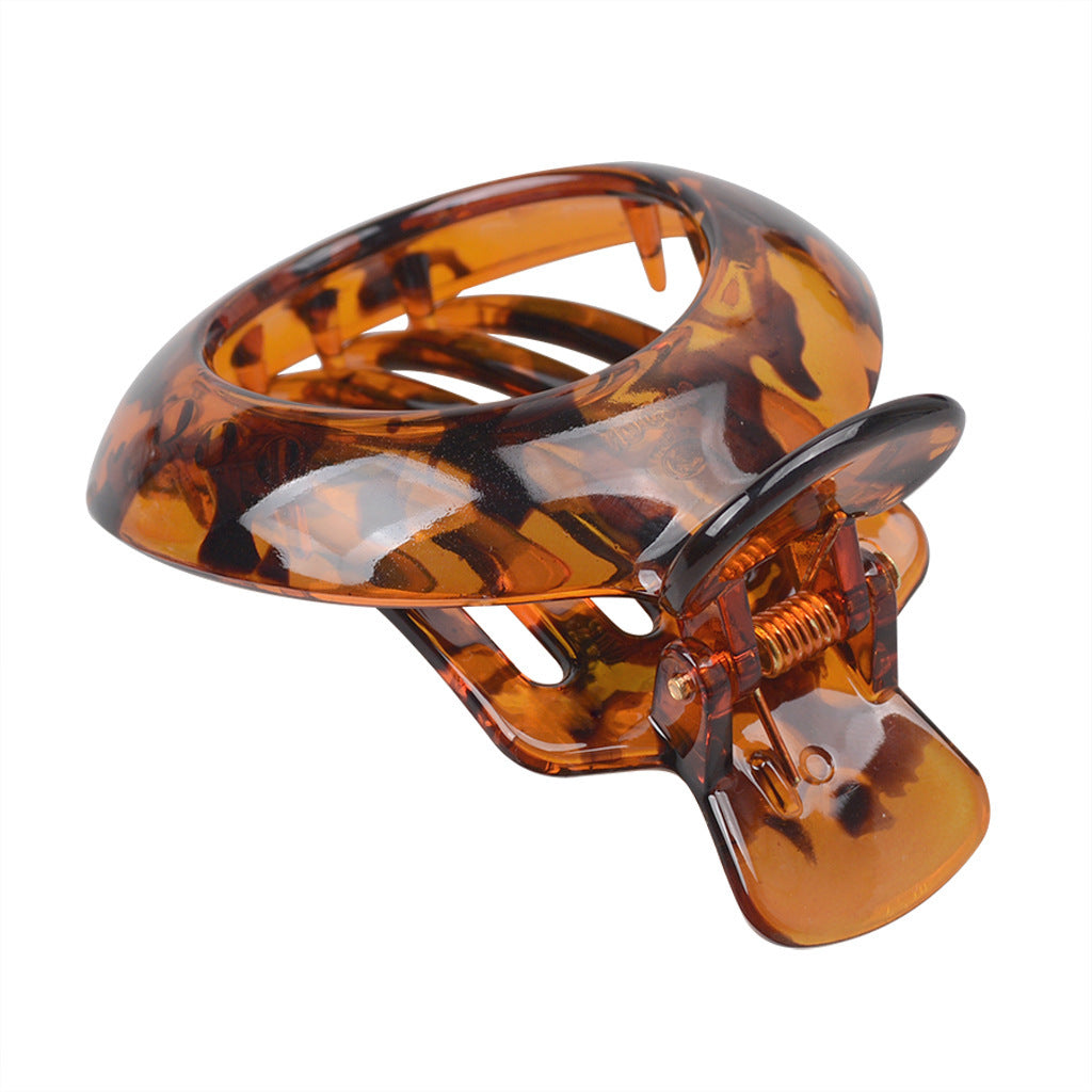 European And American Stylish Round Hollow Hair Plug Barrettes