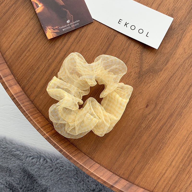 Intestine hair ring Ins Lattice System Simple Medium Scrunchies