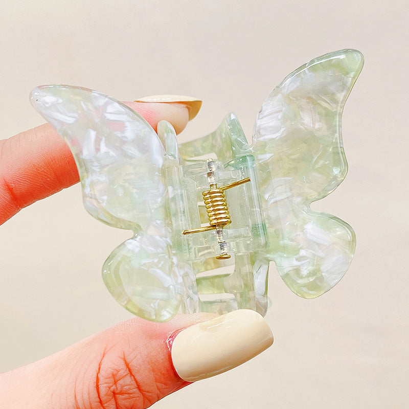 Acetic Acid Board Marble Pattern Hair Clip