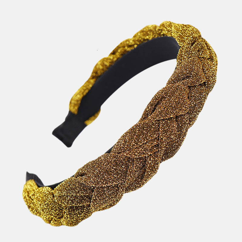 European and American New Bright Silk Headband