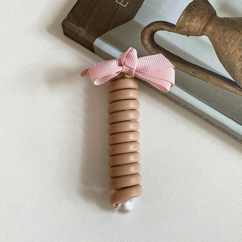 Bow Straight Phone Line Hair Ring Hair Braiding Artifact