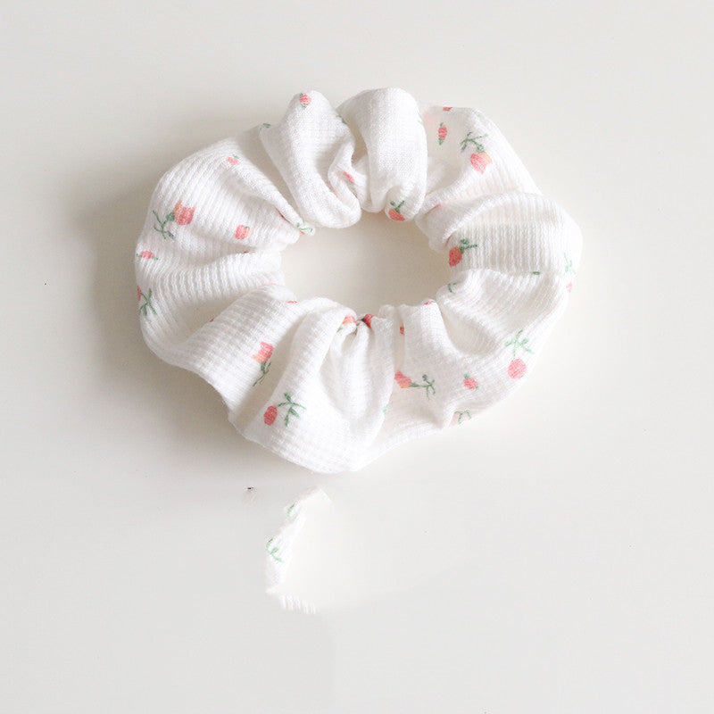 Ins Lattice System Large Intestine Hair Ring Simple Bm Pig Large Intestine Ring