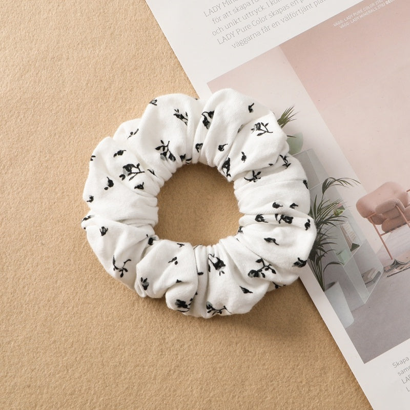 Best Plaid Print Large Intestine Ring Women's Hair Tie