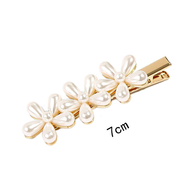 Best Pearl Three Small Flower Hair Clip