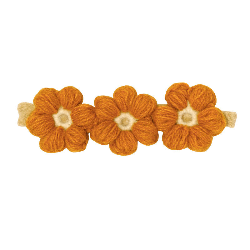 Children's Handmade Wool Knitted Hair Clip