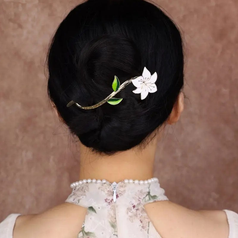 Best New Elegant Graceful Barrettes Vintage Flower Twist Hair Accessories