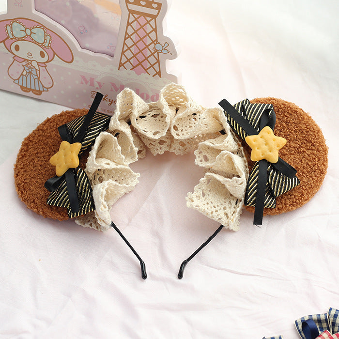 Women's Bear Ear Bow Barrettes