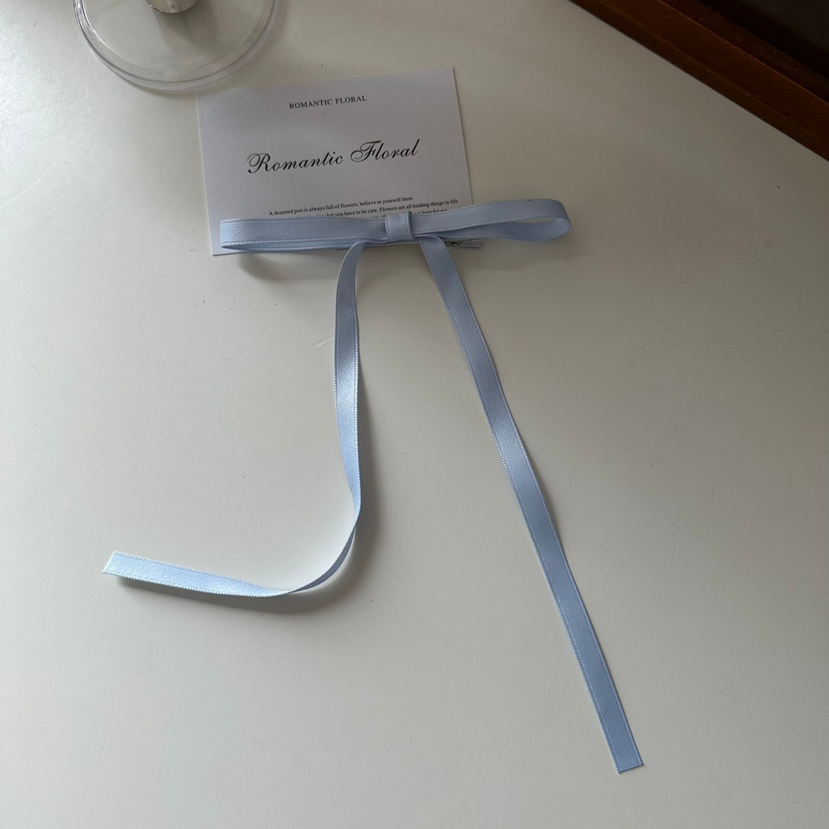 Bow Hair Clip Streamer Headpiece