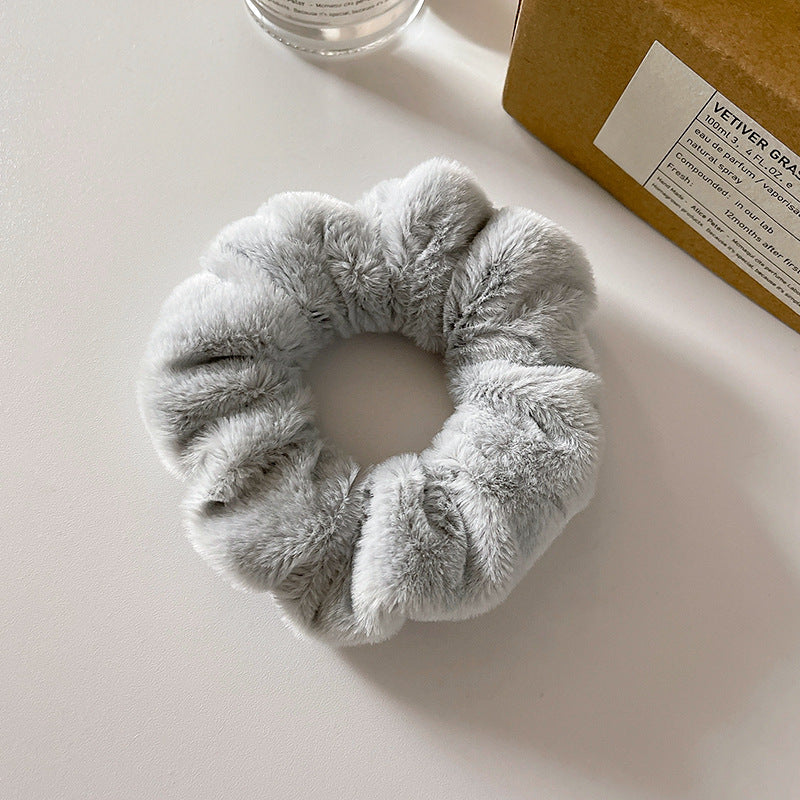 Cute Plush Intestine Hair Ring  Scrunchies  Girls' Hair Accessories