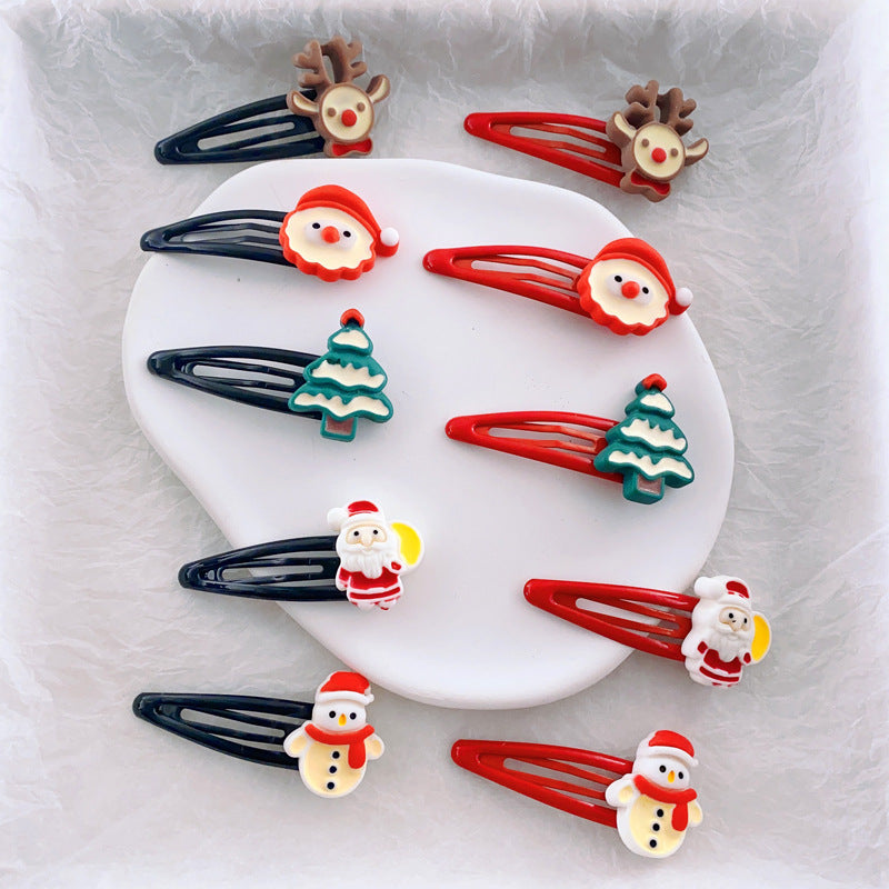Children's Fashion Simple Christmas Hair Clip