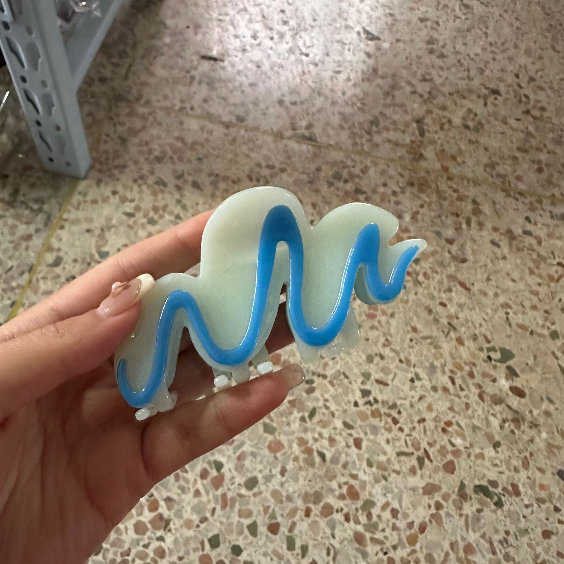Design Sense Cream Biscuit Hair Grab Acetic Acid Grab Clip