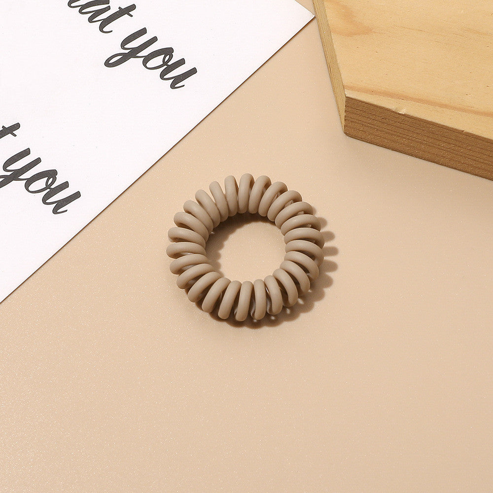 Cute Girl Hair-binding Highly Elastic Hair Rope Simple All-match Small Size Phone Line Hair Ring