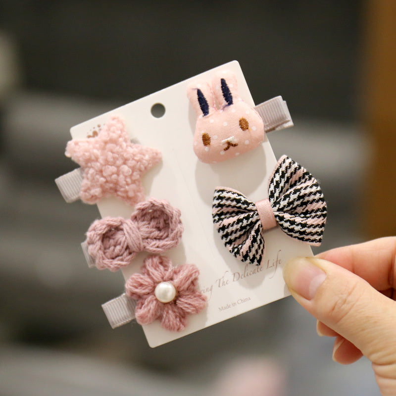 Girls' Fashion Simple Hair Clip Does Not Hurt