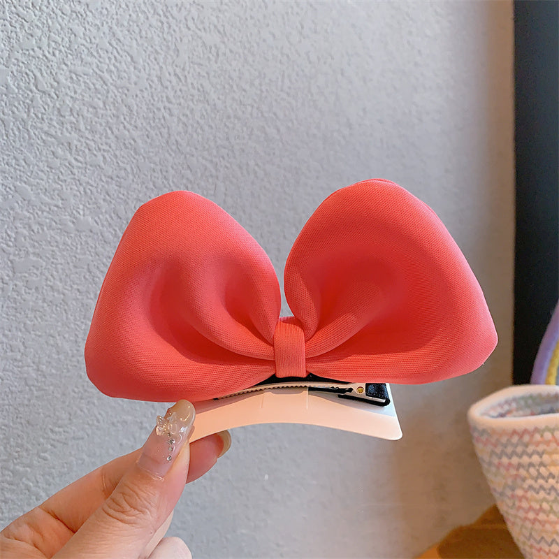 3D Ear Basic Big Bow Hair Clip