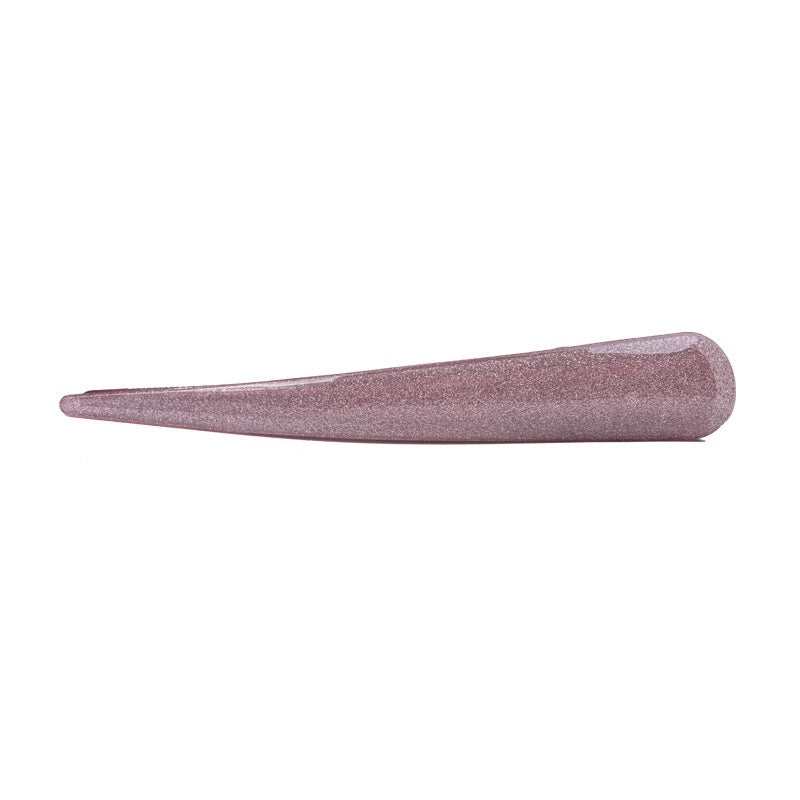 Glittering Powder Glossy Barrettes Lengthened Ox Horn Hairclip