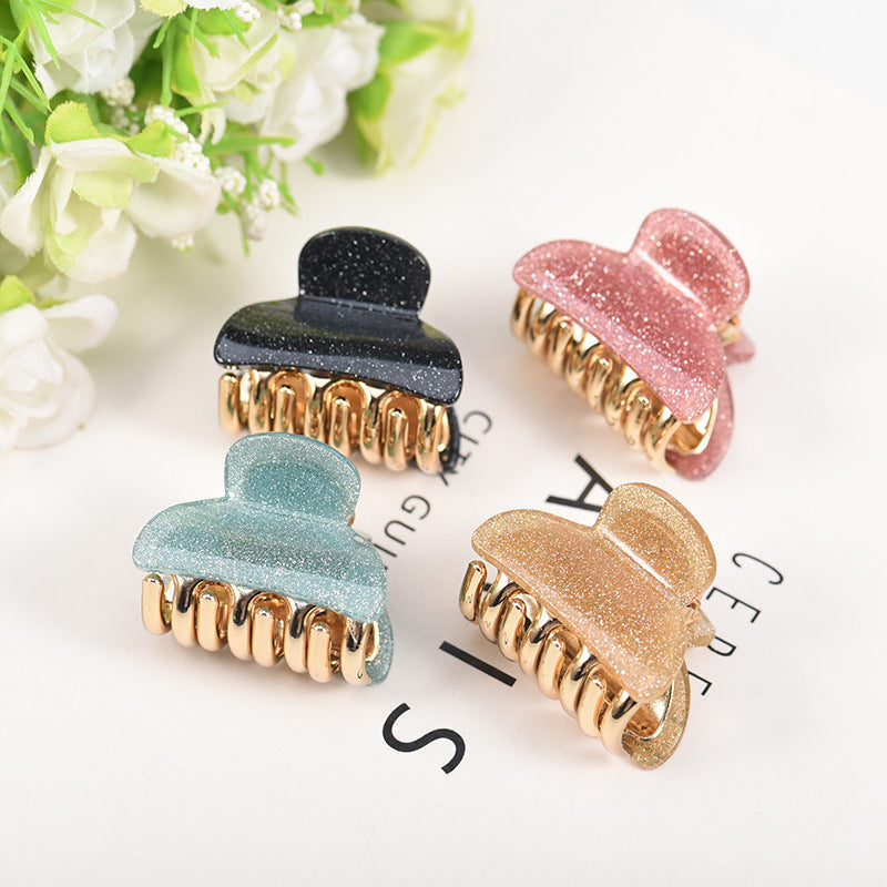 Fashion Small Size Acrylic Barrettes Ponytail Hairpin