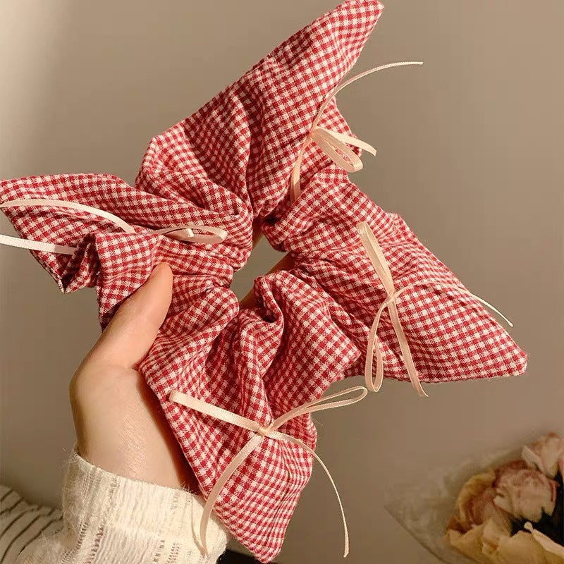 Summer Super Fairy Sweet Lace Large Intestine Hair Ring