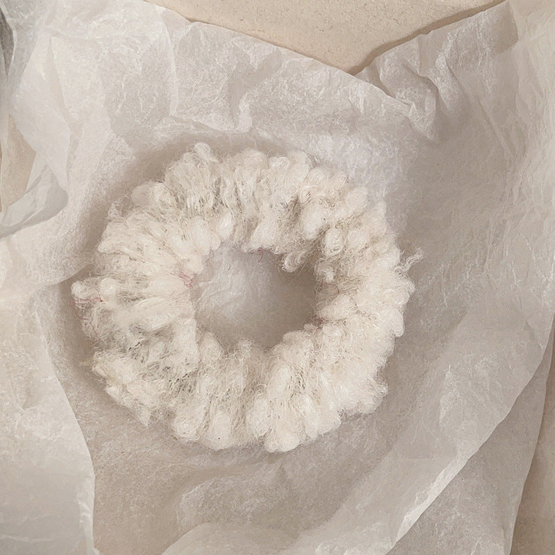 Cute Plush Intestine Hair Ring  Scrunchies  Girls' Hair Accessories