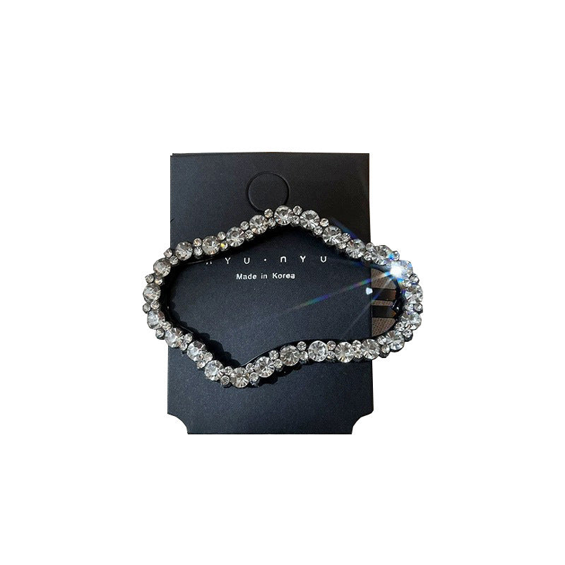 Cloud Clip Cropped Hair BB Clip High-end Rhinestone-encrusted