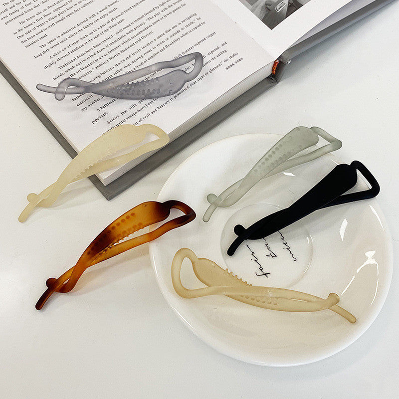 Best Cold Style Resin Headdress Back Head Barrettes Female