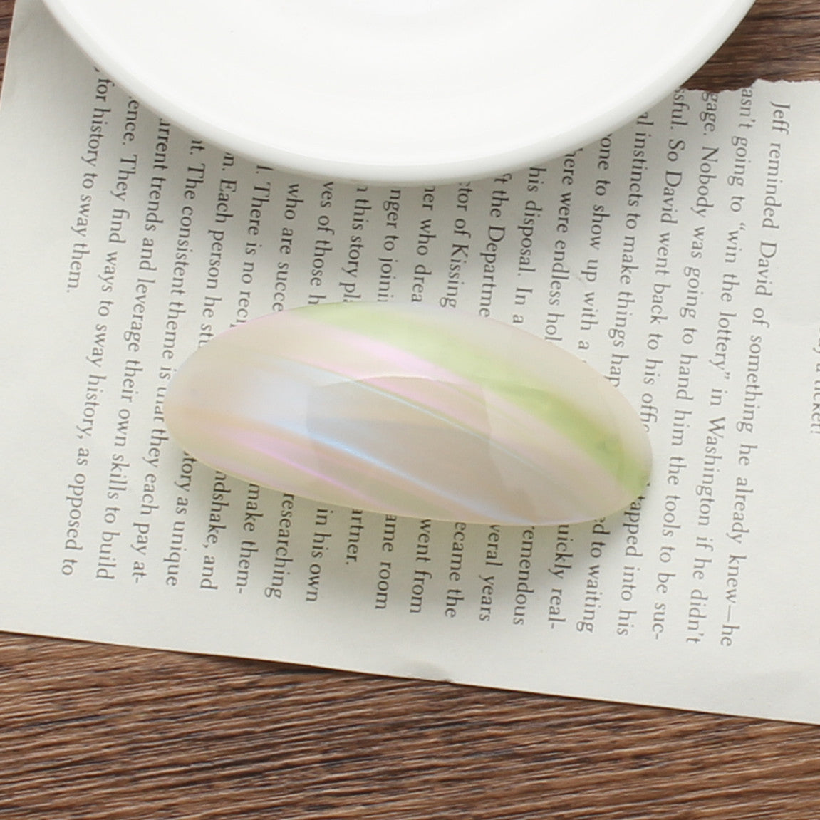 Oval Clip Half Hair Accessories Female
