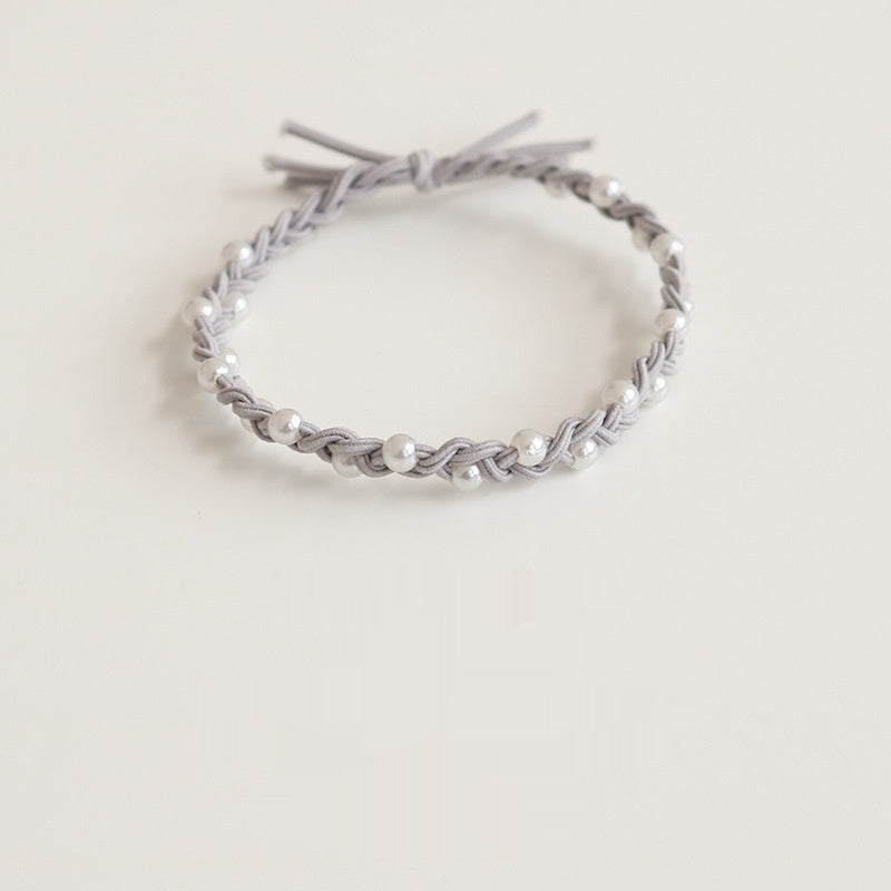 Hair Ring Handmade Pearl Bowknot Headband
