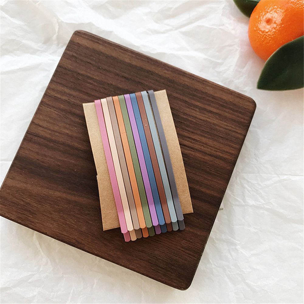 Color frosted hair clip