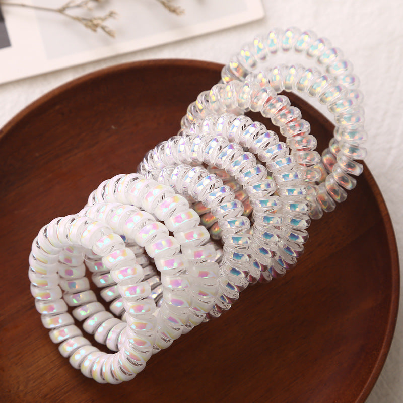 Shining Telephone Line Hair Ring Girl