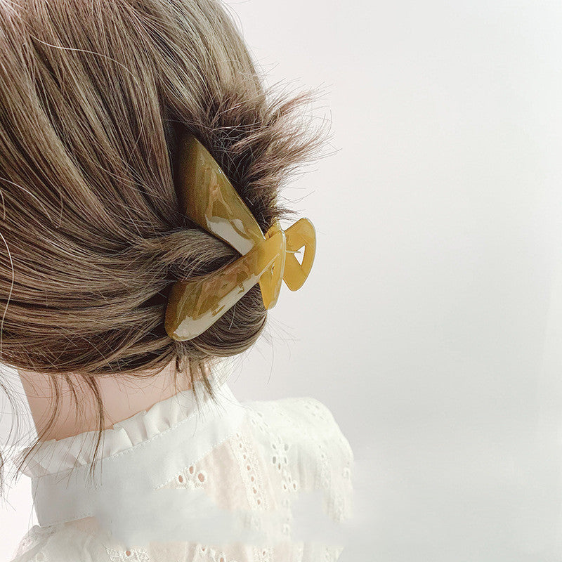 Best The temperament of large Korean hair clip
