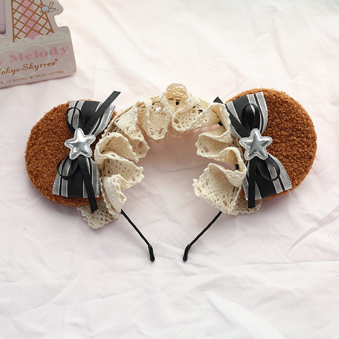 Women's Bear Ear Bow Barrettes