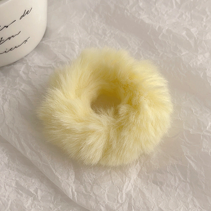 Cute Plush Intestine Hair Ring  Scrunchies  Girls' Hair Accessories