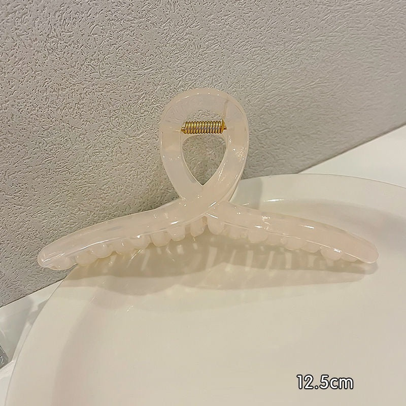 Acrylic Oversized Jelly Palette Hair Shark Clip