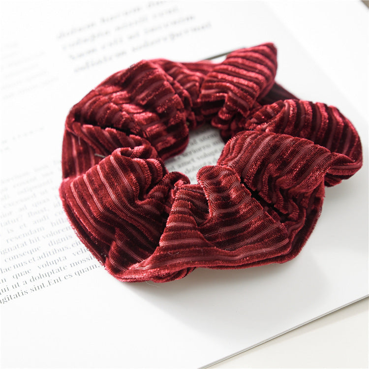 Polyester Large Intestine Ring Hair Monochrome Head Rope