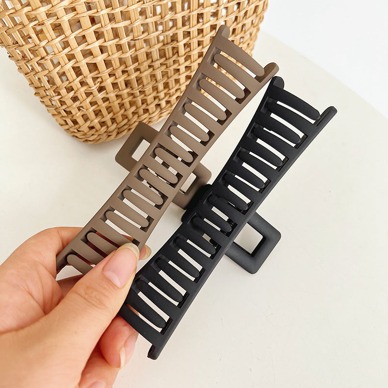 Fashion Simple Large Matte Hair Clip
