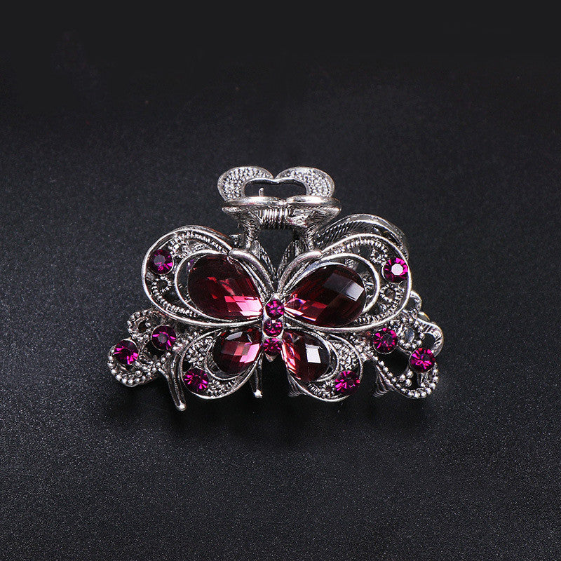 Korean Style Crystal Hair Accessories Grab Clip Explosion