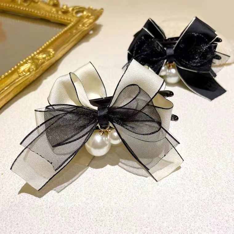 Bow Barrettes High-grade Large Back Head
