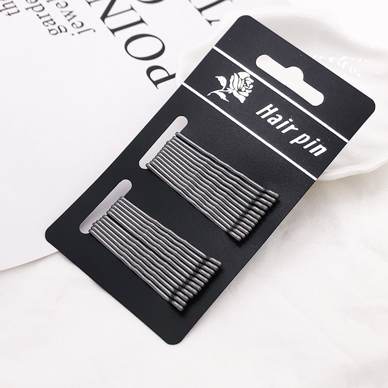 Black high-end Non-Shedding Paint Net Red Hair Accessories Word Clip