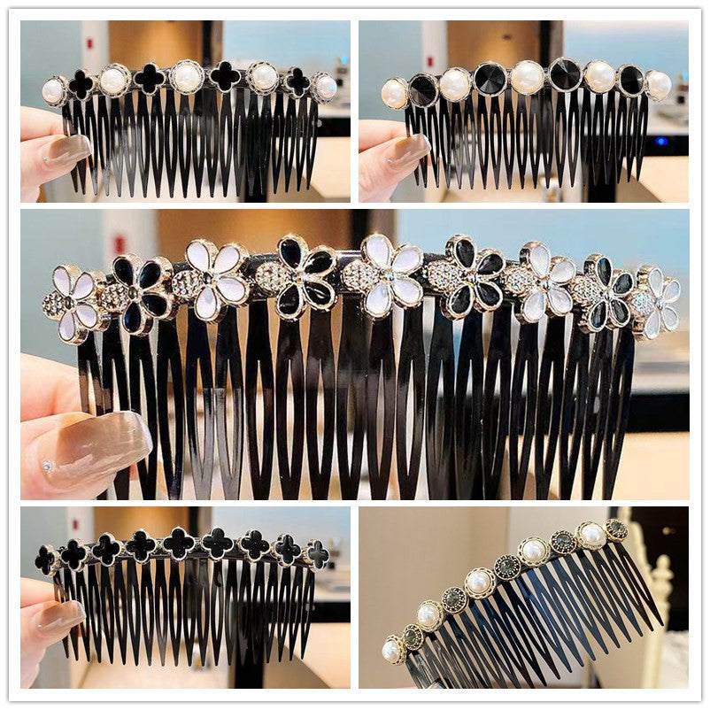New Black Bangs Comb Clip Non-slip Hair Accessories